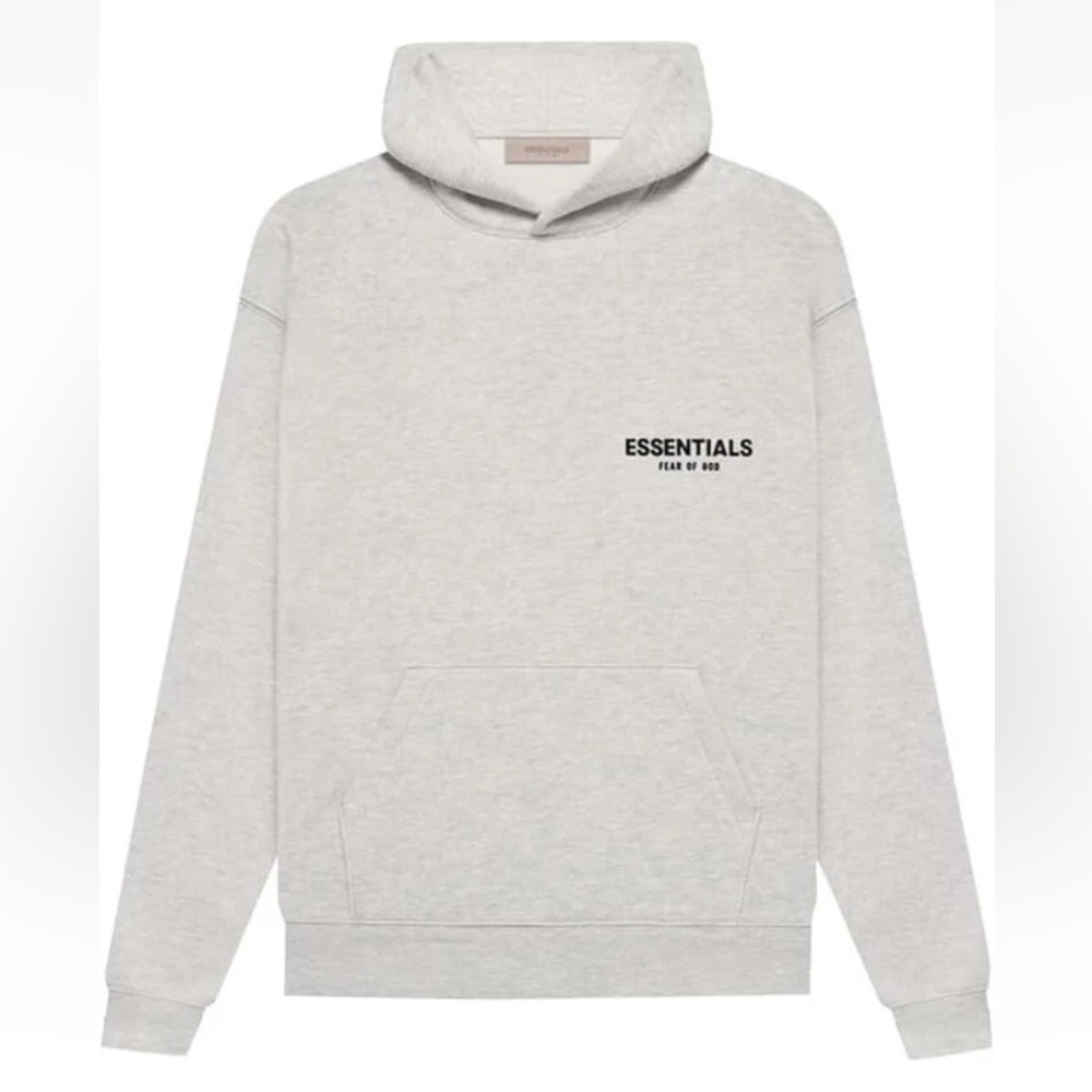 Essentials Fear of God Light Oatmeal Hoodie | Men’s Medium | New w/ Tags